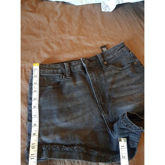 Kendall & Kylie Womens Shorts The Drifter High Rise Denim Jeans Size 7 Size 28 - Picture 15 of 16